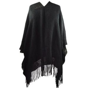 Hat Attack Lightweight Layer Black Poncho
